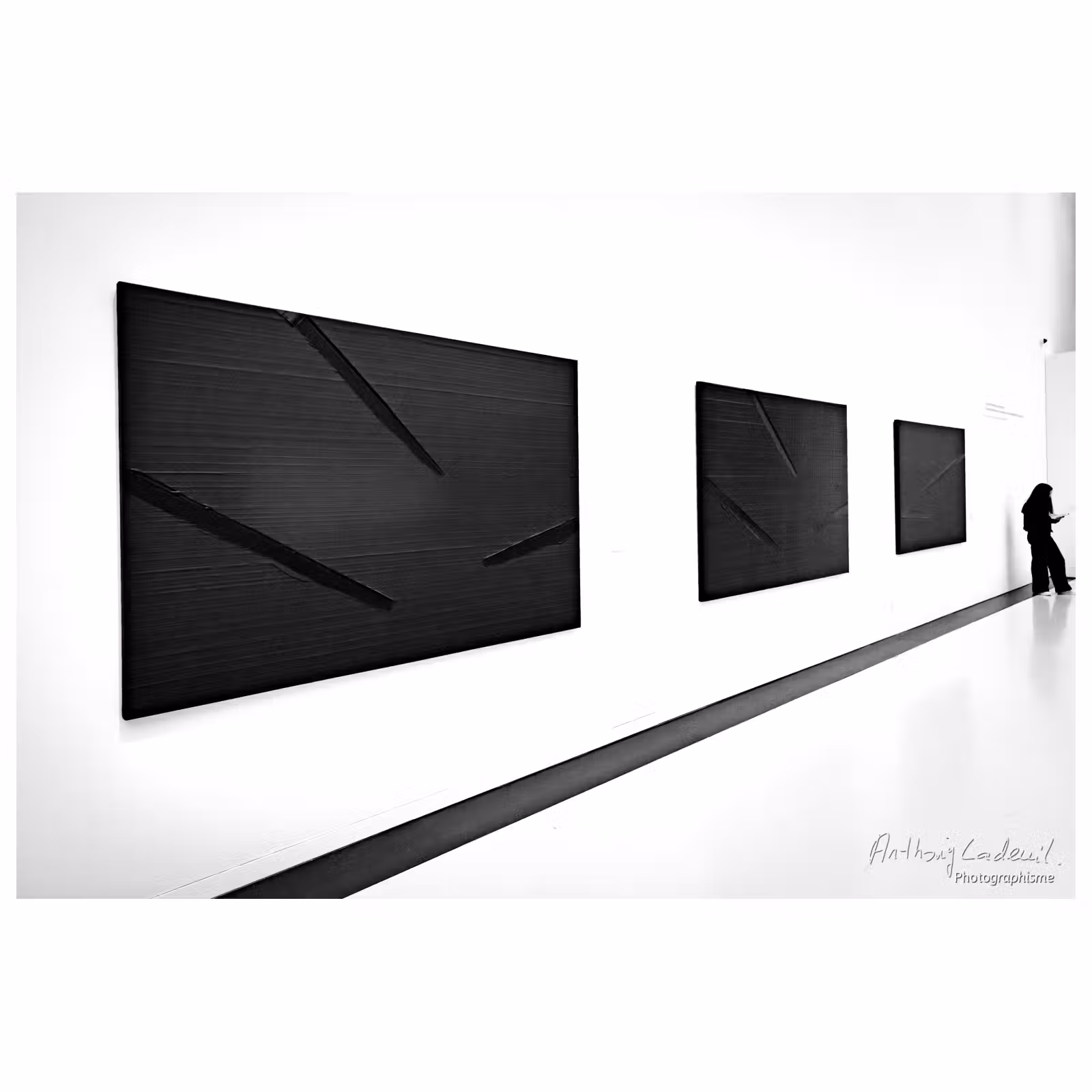 Peintures de Pierre Soulages au musée de Rodez