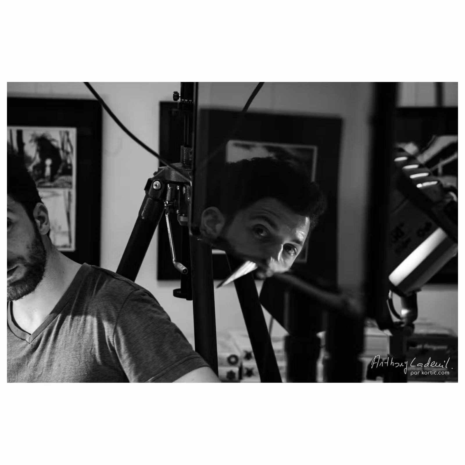 photo en noir et blanc d'Adrien Demont