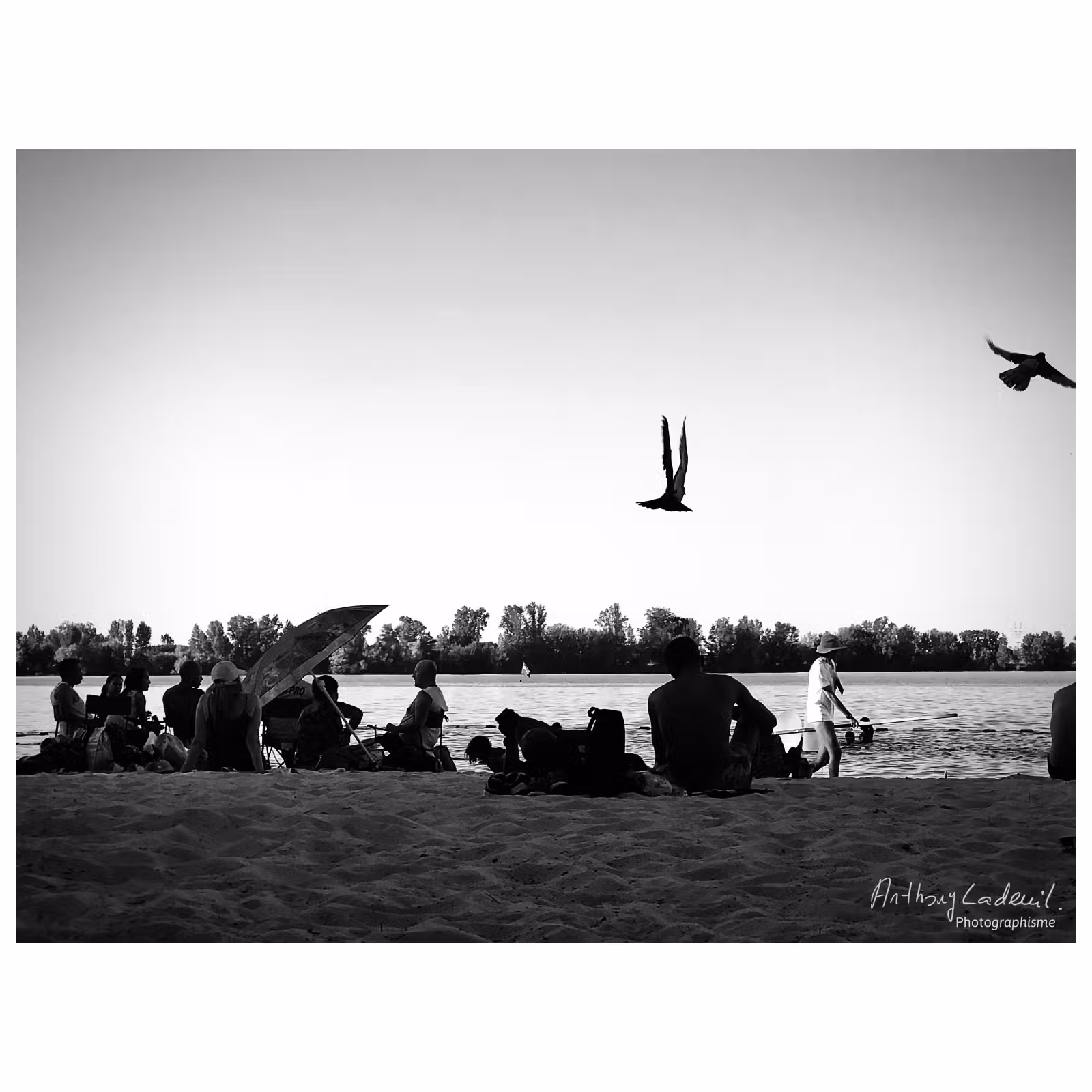 Photographie de la plage du Lac de Bordeaux