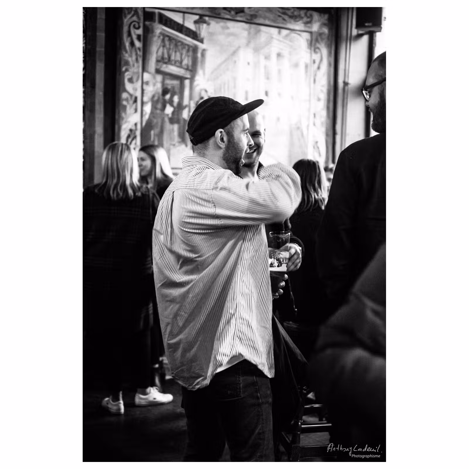 Portrait dans un pub anglais à Londres