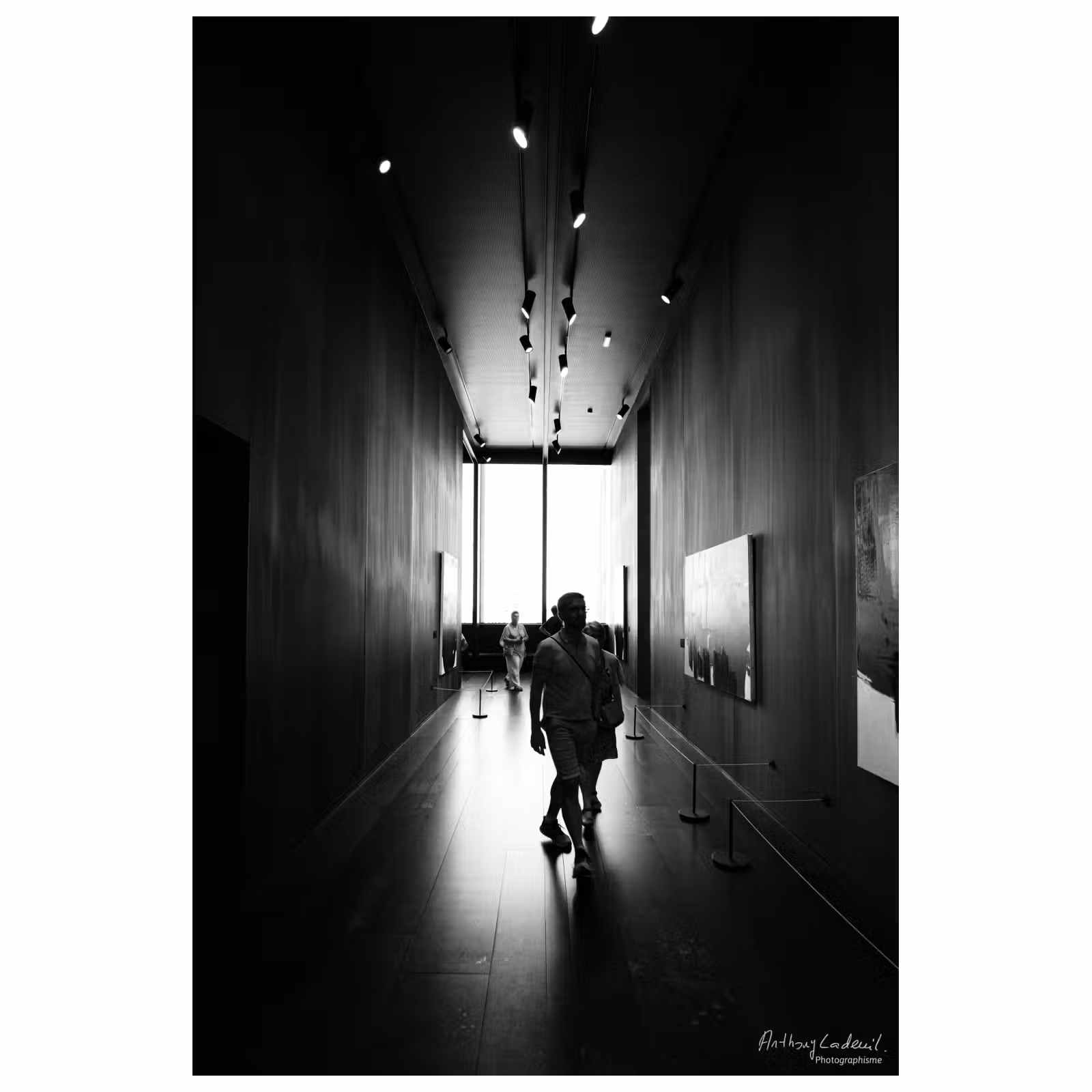 photo d'ambiance à l'intérieur du musée Soulages de Rodez (1/2)
