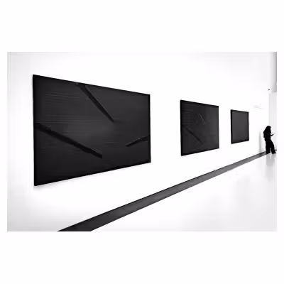 Peintures de Pierre Soulages au musée de Rodez