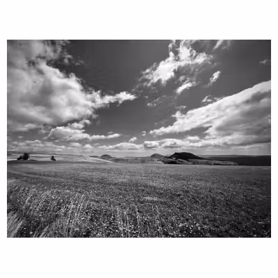 photographie noir et blanc de la cham des Bondons