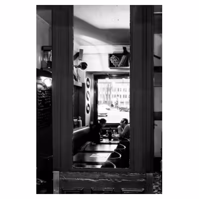 intérieur d'un café