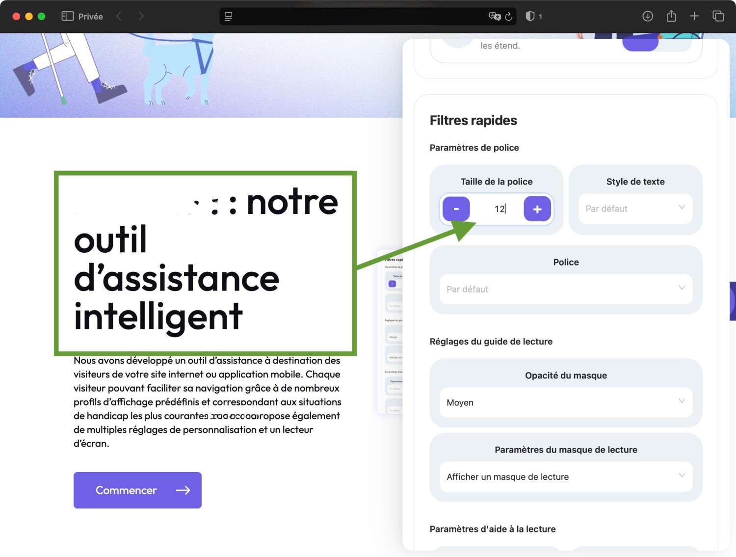 capture d'écran d'un site internet n°3